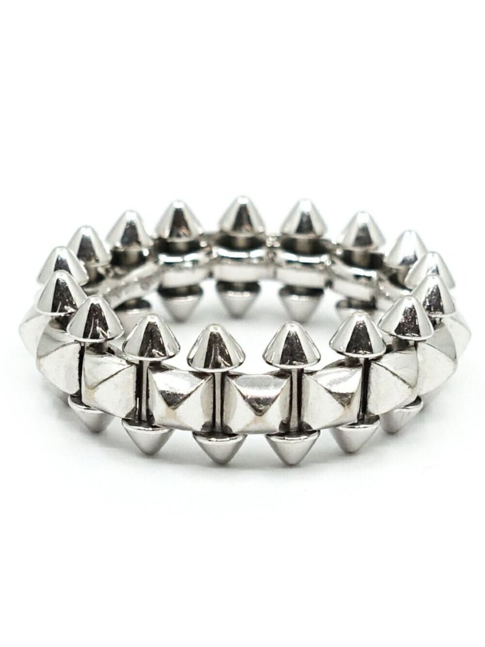 Cartier 18k White Gold Crush de Ring